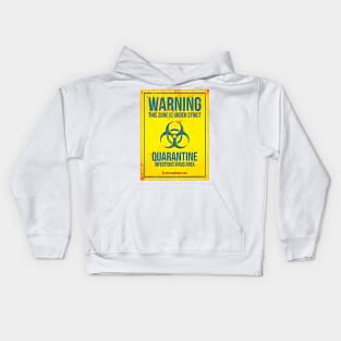 Bricked In Corona Quarantine Zone Kids Hoodie